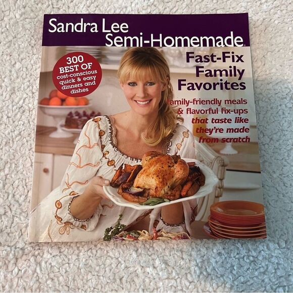 2 Sandra Lee Semi Homemade Cookbooks Soft Covers Food Network - Picture 2 of 10